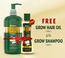 Buy 1 Natura Grow Shampoo + Conditioner 330ml & Get 1 Natura Grow Hair Oil 100ml Free
