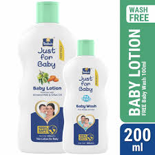 Parachute Just for Baby - Baby Lotion 200ml & Baby Wash 100ml
