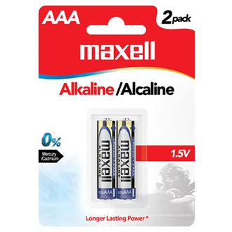 Maxl Alkaline 1.5V AAA Battery 2 Piece - Battery