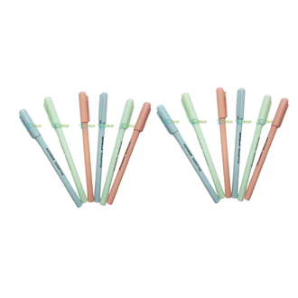 MATADOR Smoothie Premium Ball pen with Oil Gel Black Ink 0.7 mm Pack of 12 Pcs - Image 2