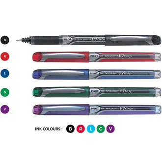 Pilot V7 Hi Tech Grip Black Rollerball Pen 0.7mm Fine Tip - Image 2